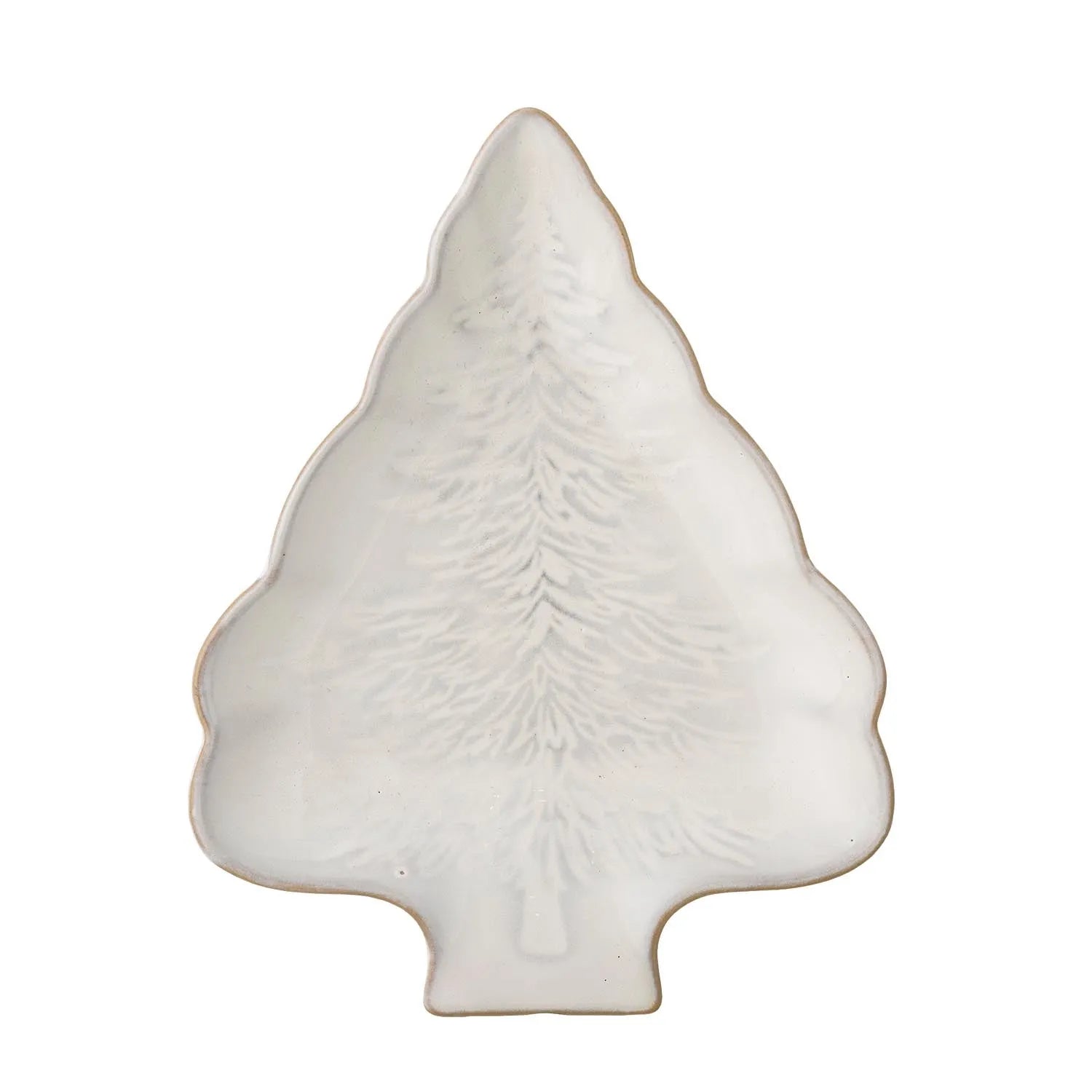 Winter Servierplatte, Natur, Steingut in Natur präsentiert im Onlineshop von KAQTU Design AG. Platte ist von Bloomingville