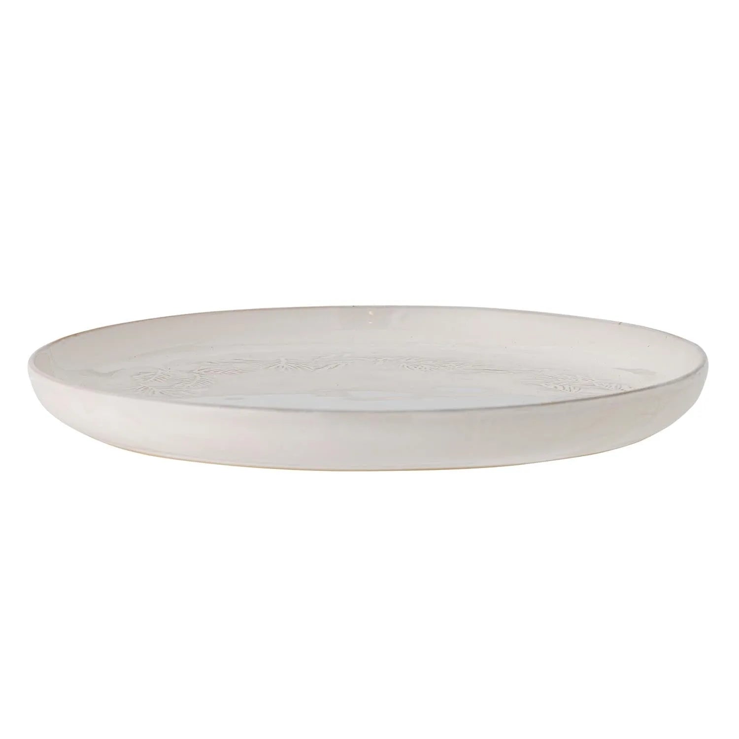 Winter Servierplatte, Natur, Steingut in Natur präsentiert im Onlineshop von KAQTU Design AG. Platte ist von Bloomingville