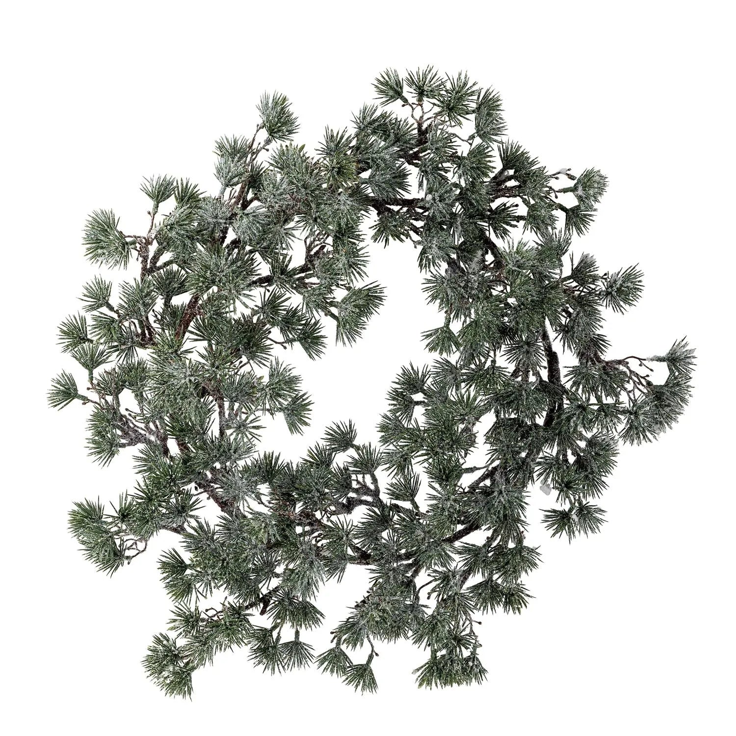 Cedar Kranz, Grün, Künstliche Blumen in Grün präsentiert im Onlineshop von KAQTU Design AG. Kunstpflanze ist von Bloomingville