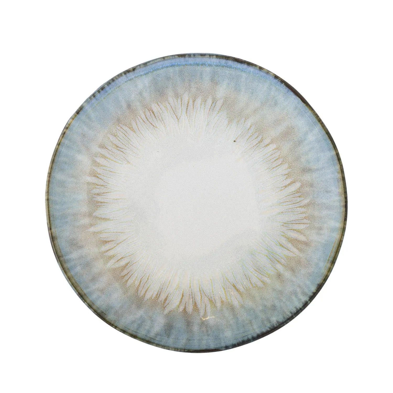 Calen Teller, Blue, Steingut in Blau präsentiert im Onlineshop von KAQTU Design AG. Teller ist von Bloomingville