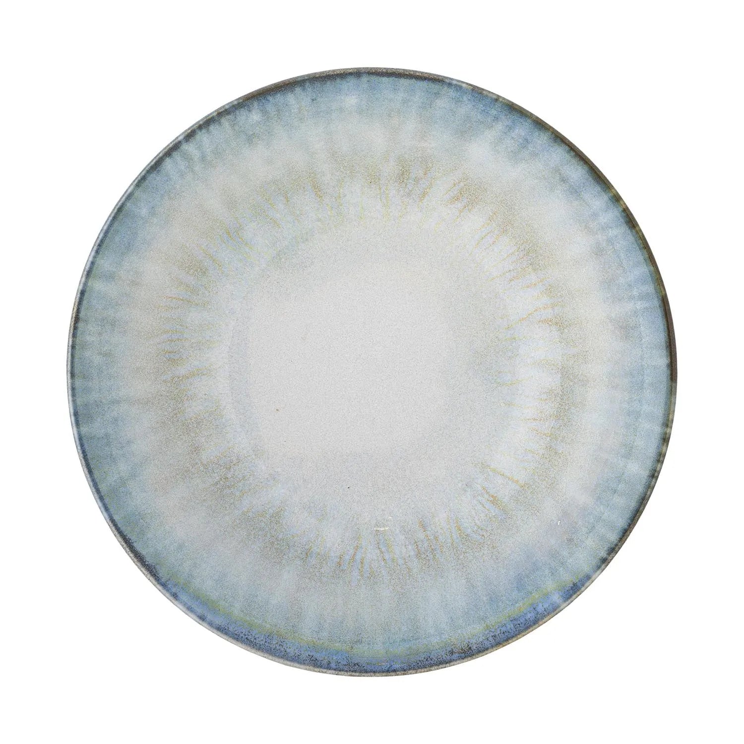 Die Calen Schale in Blau von Bloomingville vereint robustes Steingut mit einem eleganten, naturinspirierten Design.