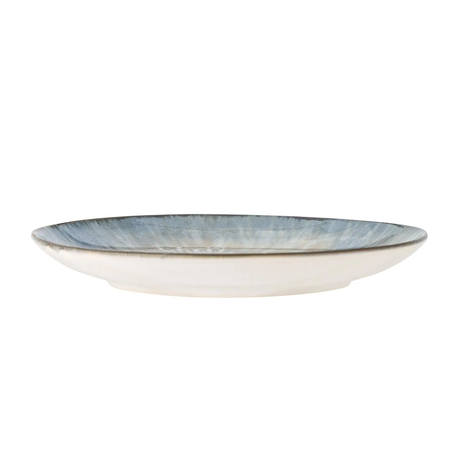 Calen Teller, Blue, Steingut in Blau präsentiert im Onlineshop von KAQTU Design AG. Teller ist von Bloomingville