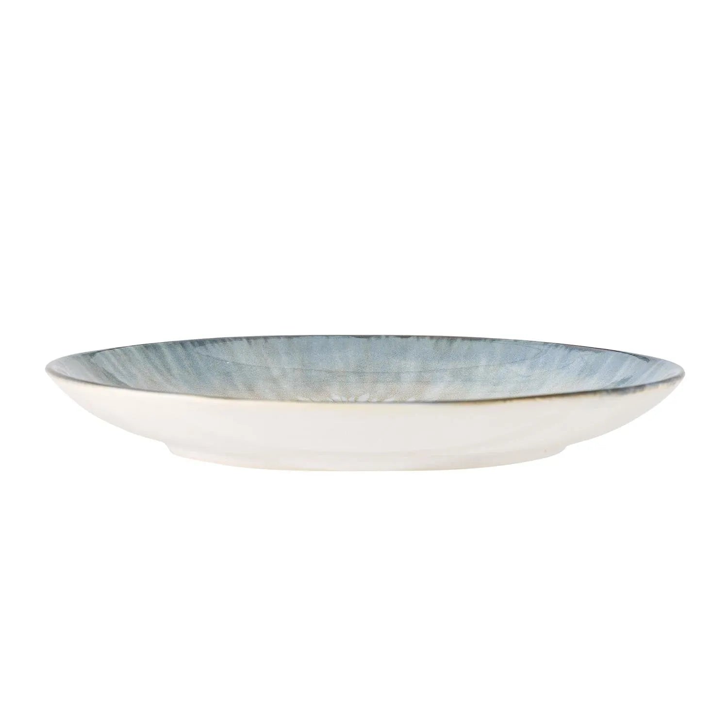 Calen Teller, Blue, Steingut in Blau präsentiert im Onlineshop von KAQTU Design AG. Teller ist von Bloomingville