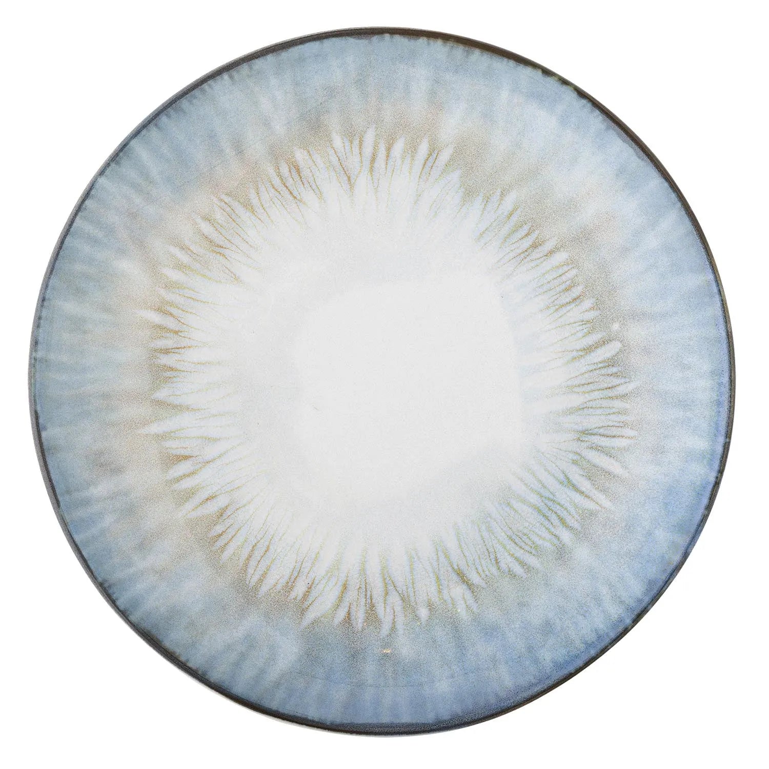 Calen Teller, Blue, Steingut in Blau präsentiert im Onlineshop von KAQTU Design AG. Teller ist von Bloomingville