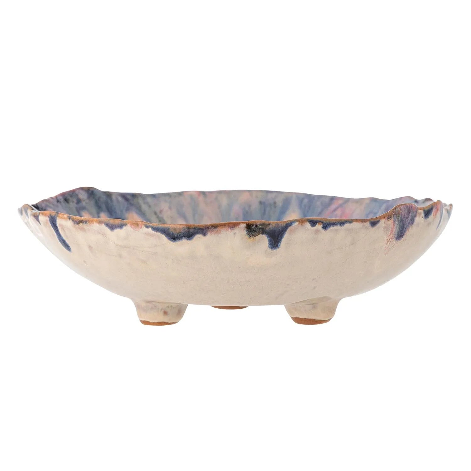 Amalia Schale, Blue, Steingut in Blau präsentiert im Onlineshop von KAQTU Design AG. Schale ist von Bloomingville