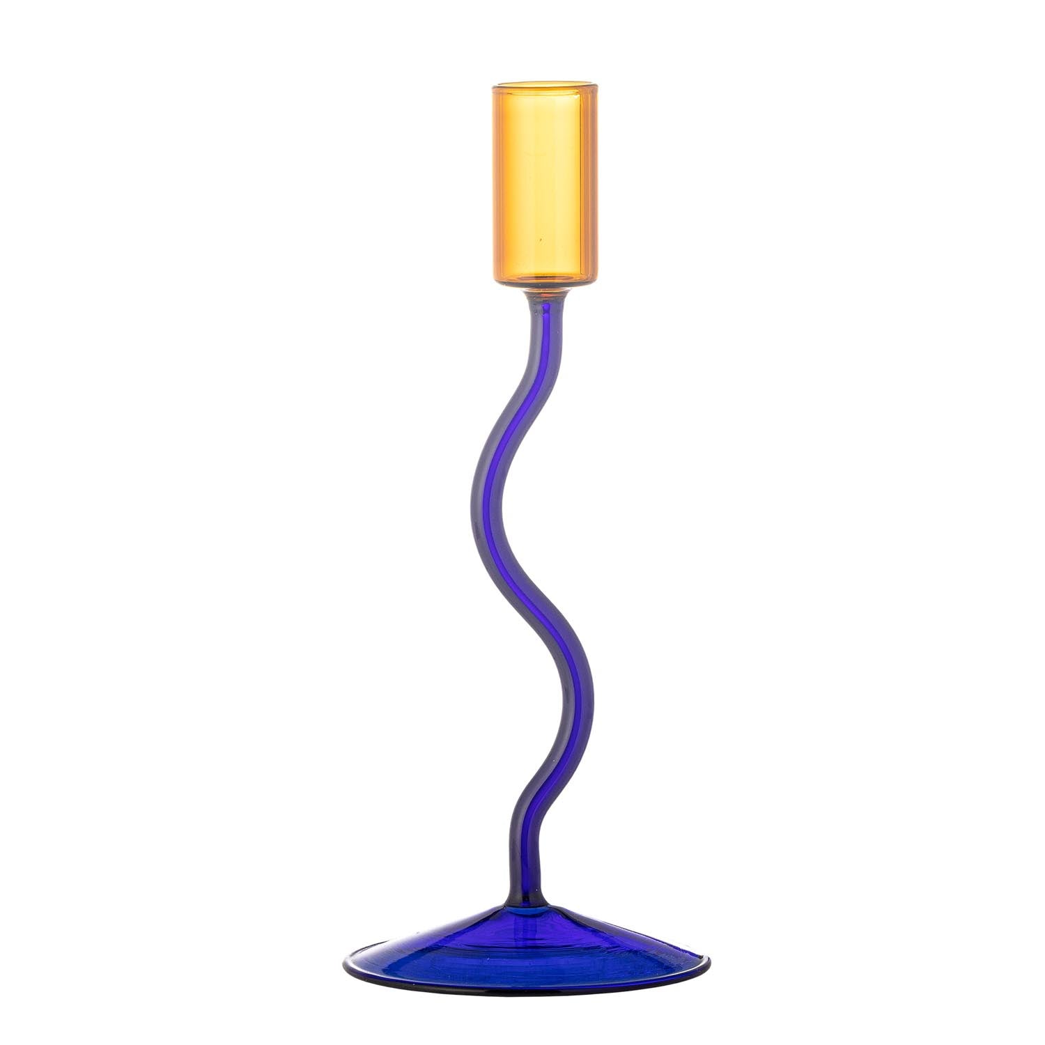 Ada Kerzenhalter, Blue, Glas