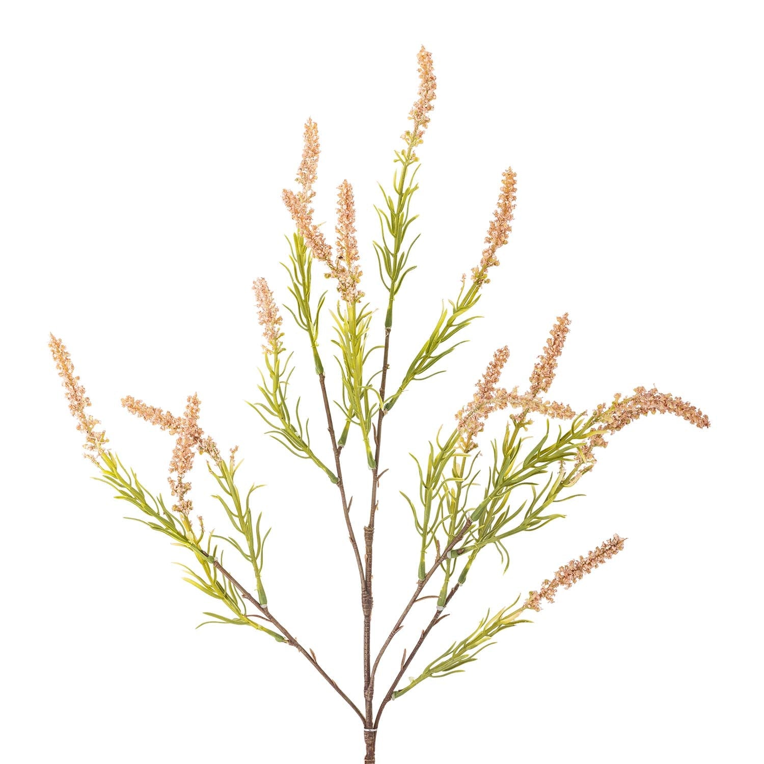 Künstlicher Foxtail-Stiel mit Rose von Bloomingville, perfekt für stilvolle Dekorationen und langlebige Eleganz in jedem Raum.