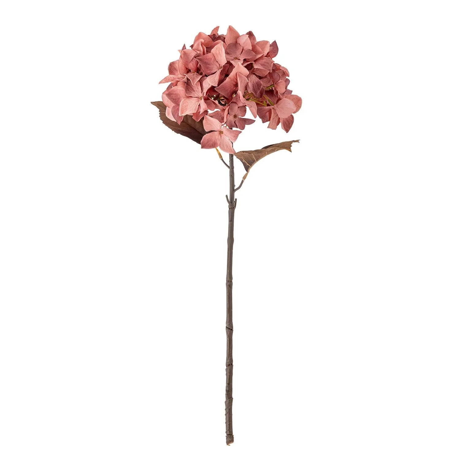 Hydrangea Stiel, Rose, Künstliche Blumen in Rose präsentiert im Onlineshop von KAQTU Design AG. Kunstpflanze ist von Bloomingville