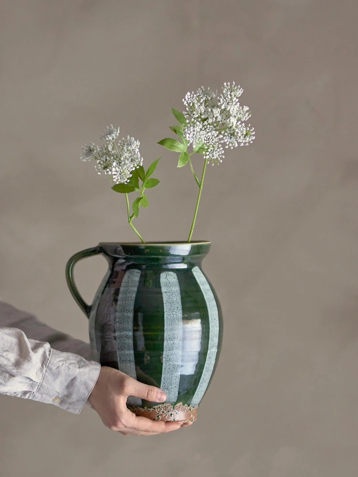 Eleganter Fennel Stiel in Weiß von Bloomingville – pflegeleichte, stilvolle Deko für jeden Raum.