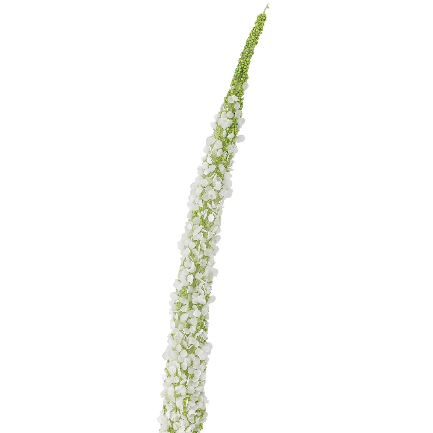 Eleganter Foxtail Stiel in Weiß, detailgetreu und pflegeleicht, ideal für stilvolle Arrangements in jedem Raum.