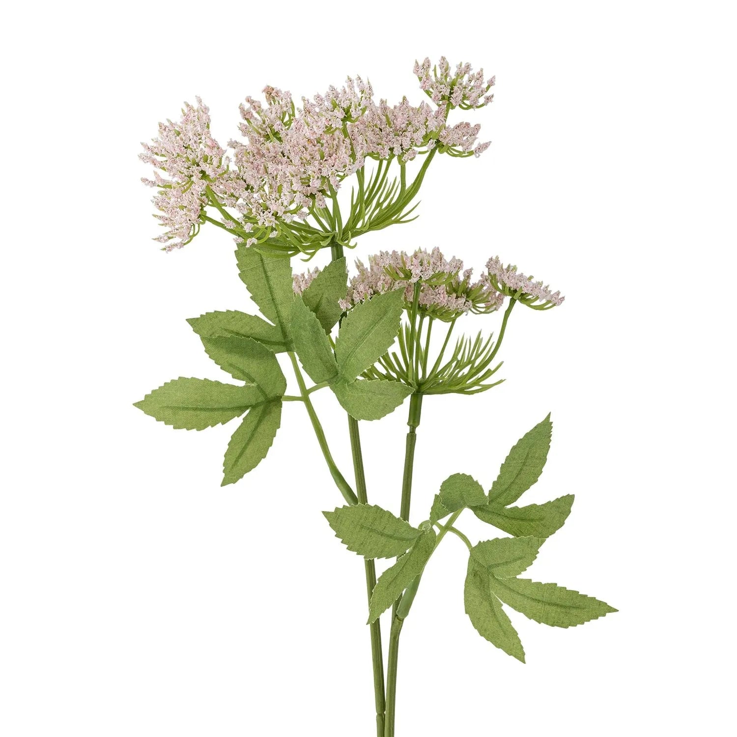 Elegante künstliche Fenchelblume in zartem Rosé, flexibel formbar, ideal für stilvolle, pflegeleichte Dekoration.