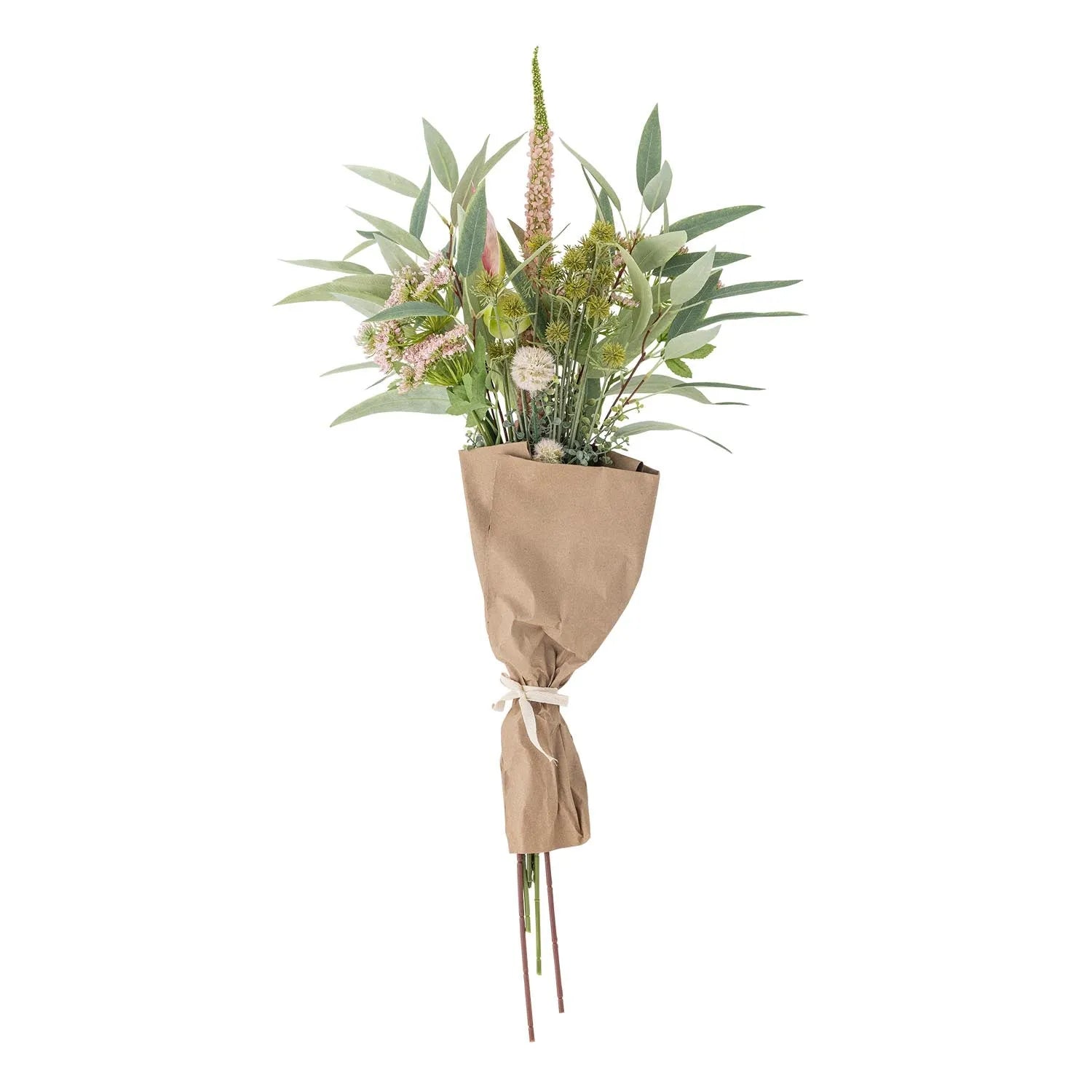 Ein eleganter, pflegeleichter Blumenstrauß in sanften Tönen, der zeitlose Schönheit in jeden Raum bringt.