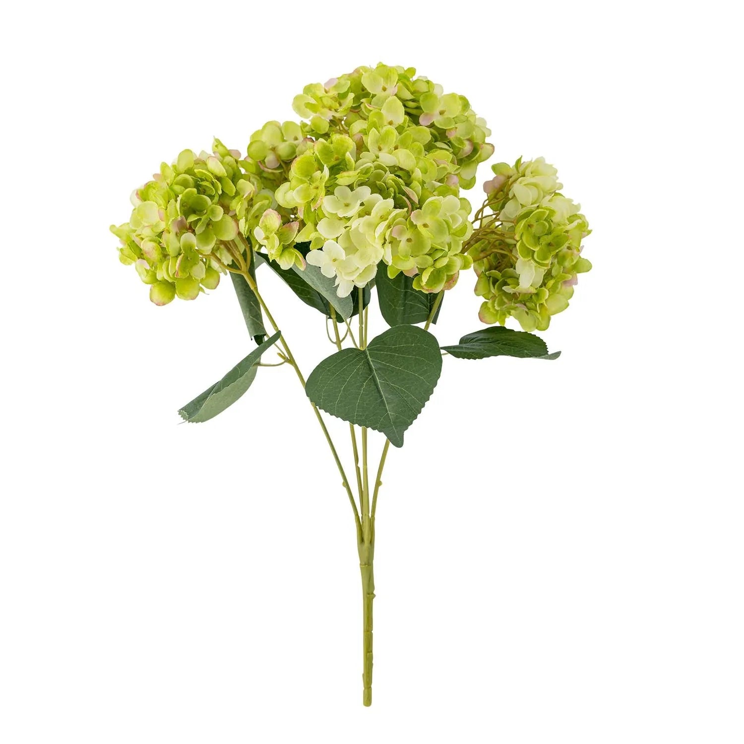 Hydrangea Stiel, Weiss, Künstliche Blumen in Weiß präsentiert im Onlineshop von KAQTU Design AG. Kunstpflanze ist von Bloomingville