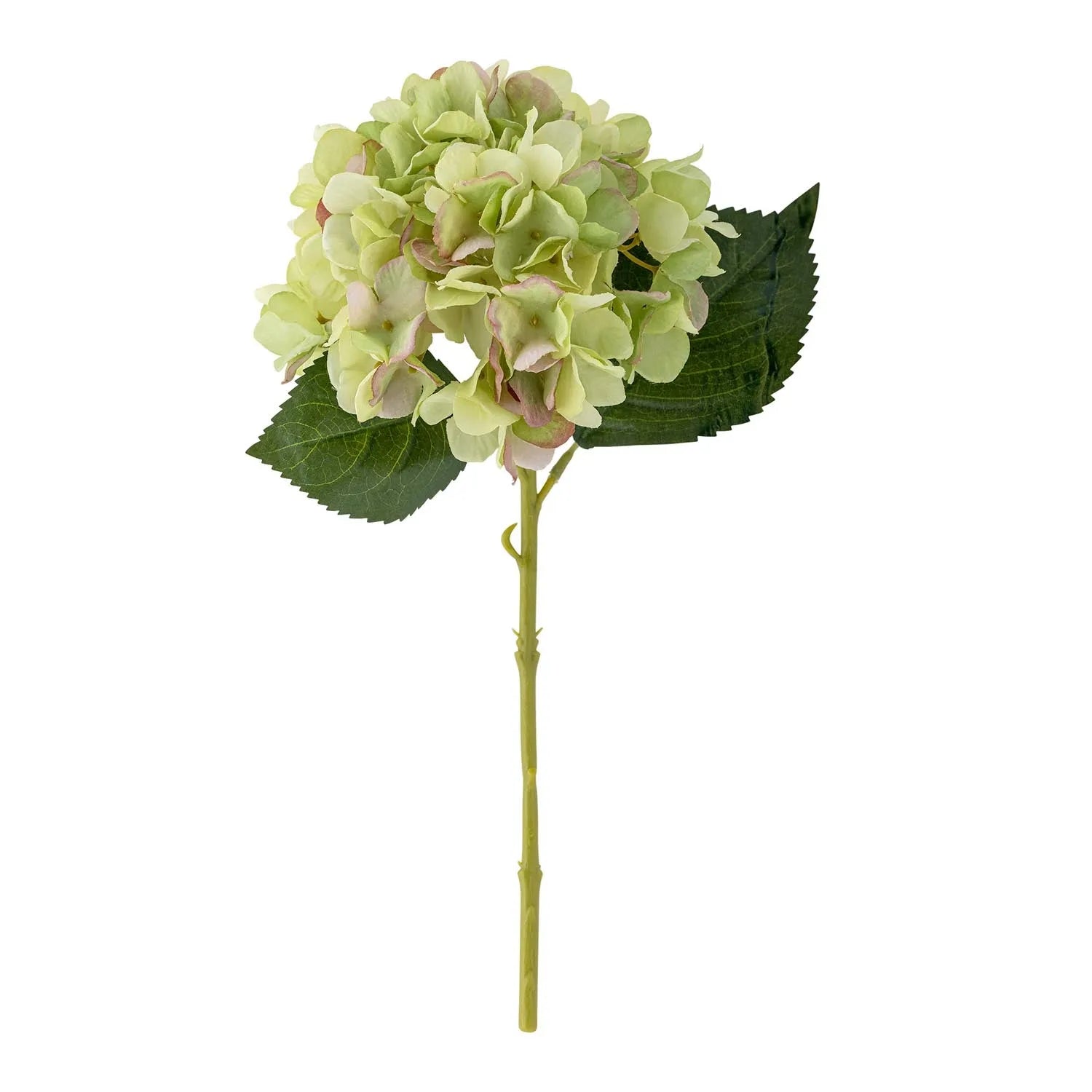 Hydrangea Stiel, Weiss, Künstliche Blumen in Weiß präsentiert im Onlineshop von KAQTU Design AG. Kunstpflanze ist von Bloomingville