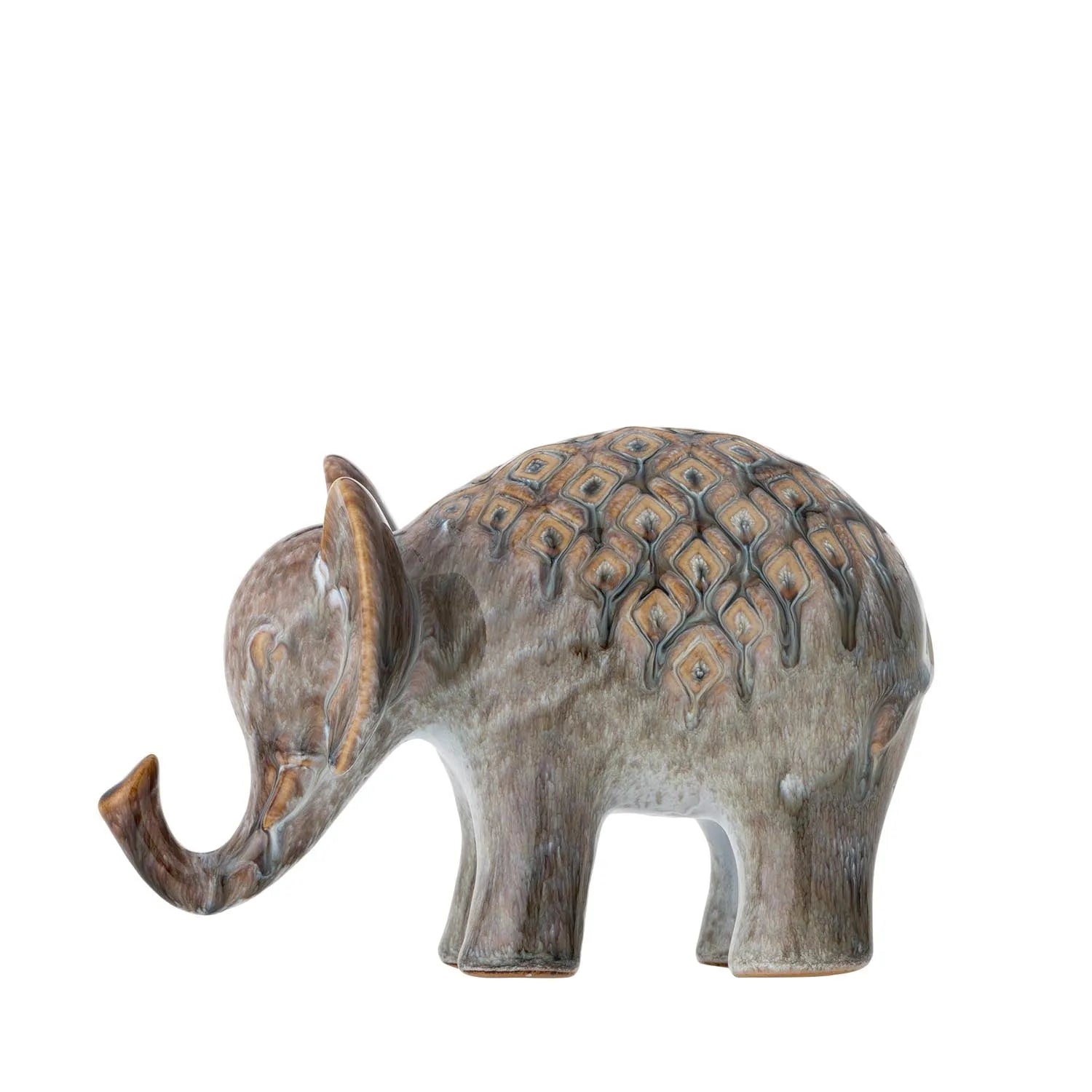 Longuro Deko, Braun, Steingut in Braun präsentiert im Onlineshop von KAQTU Design AG. Kunstgegenstände ist von Creative Collection
