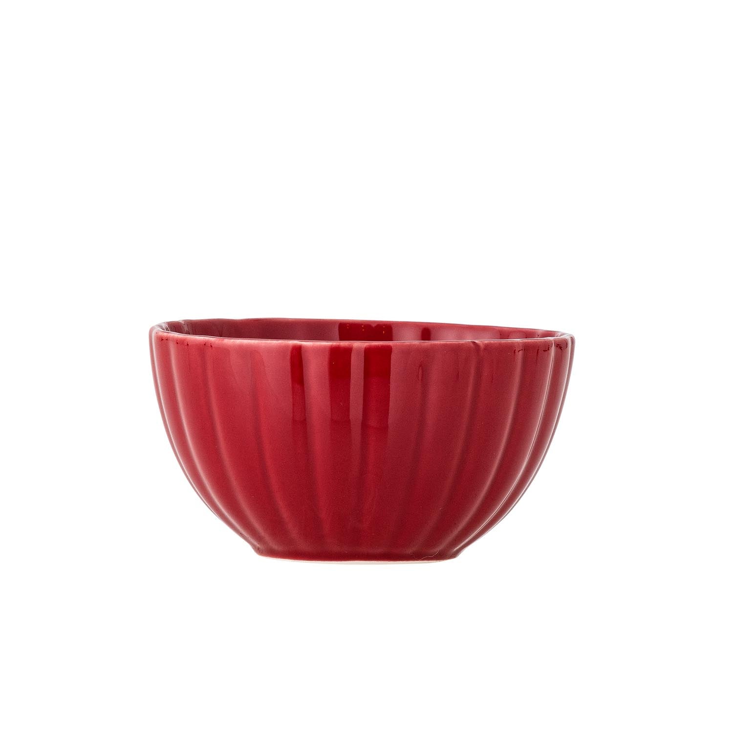 Latina Schale, Rot, Steingut in Rot präsentiert im Onlineshop von KAQTU Design AG. Schale ist von Bloomingville