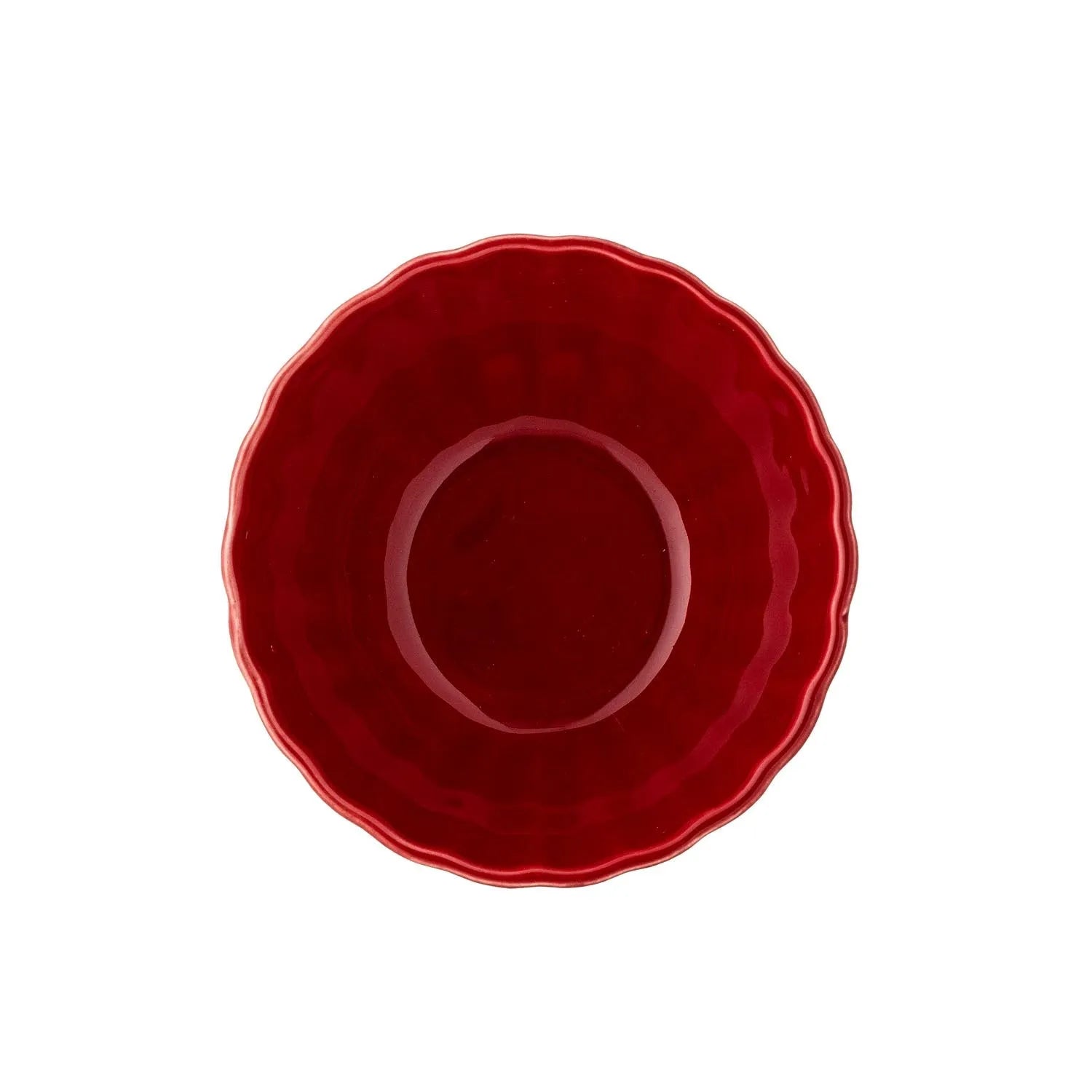 Latina Schale, Rot, Steingut in Rot präsentiert im Onlineshop von KAQTU Design AG. Schale ist von Bloomingville