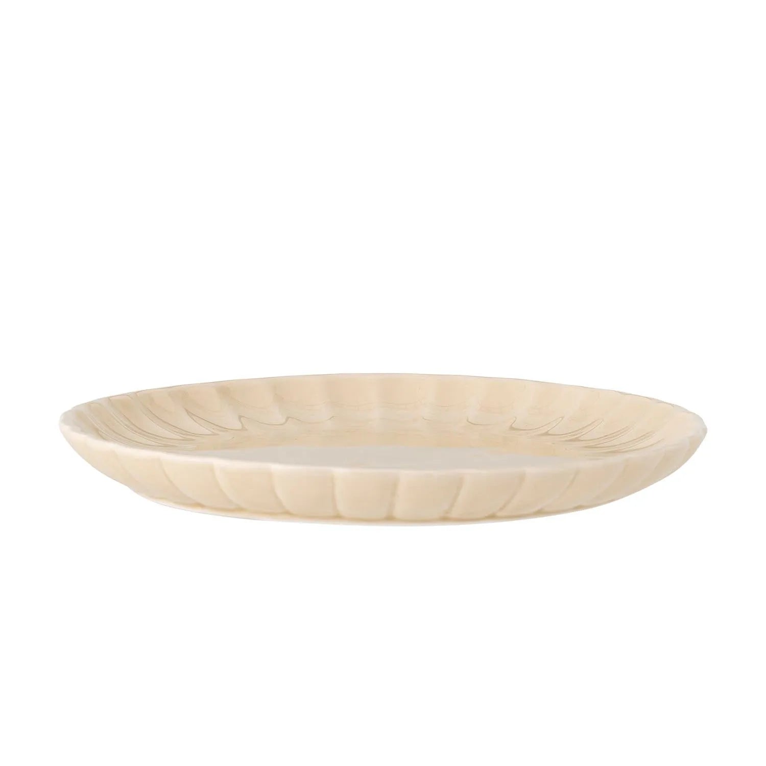 Latina Teller, Natur, Steingut in Natur präsentiert im Onlineshop von KAQTU Design AG. Teller ist von Bloomingville