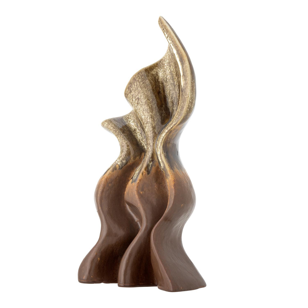 Flood Deko, Braun, Steingut in Braun präsentiert im Onlineshop von KAQTU Design AG. Kunstgegenstände ist von Bloomingville