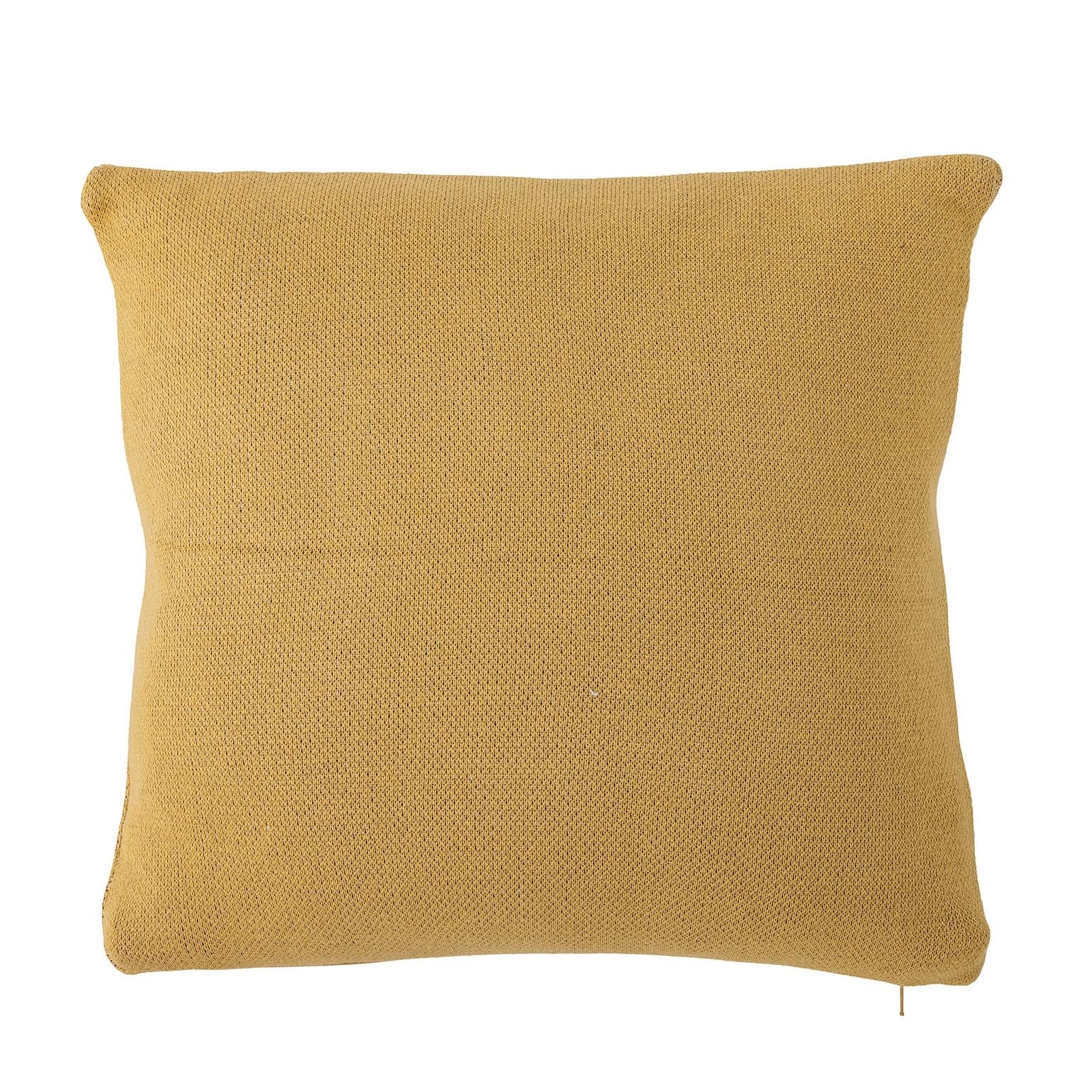 Das gelbe Harrison Kissen von Bloomingville Mini aus OEKO-TEX® Baumwolle bringt Komfort und modernes Design ins Kinderzimmer.