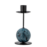 Bougeoir Jayda, Bleu, Fer