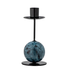 Bougeoir Jayda, Bleu, Fer