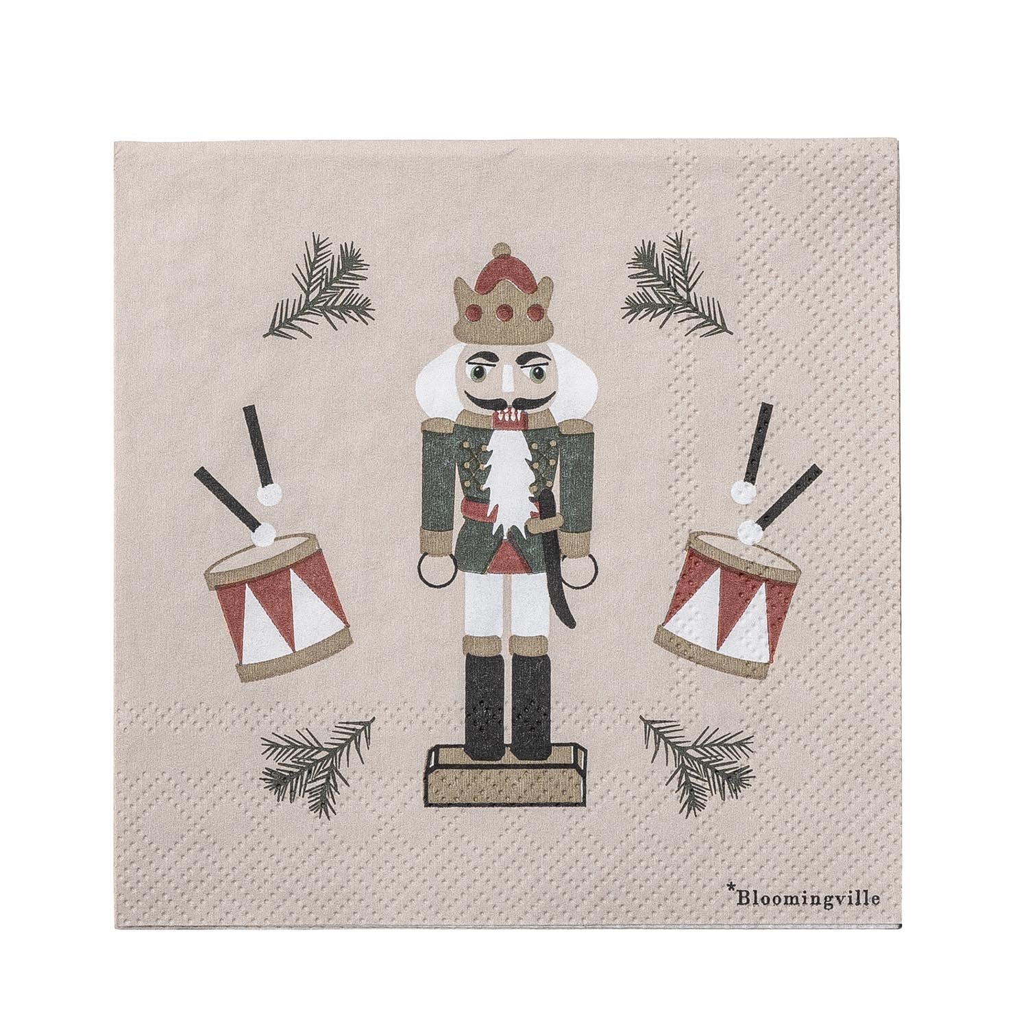 Jolly Serviette, Grün, FSC® Mix, Papier in Grün präsentiert im Onlineshop von KAQTU Design AG. Servietten ist von Bloomingville