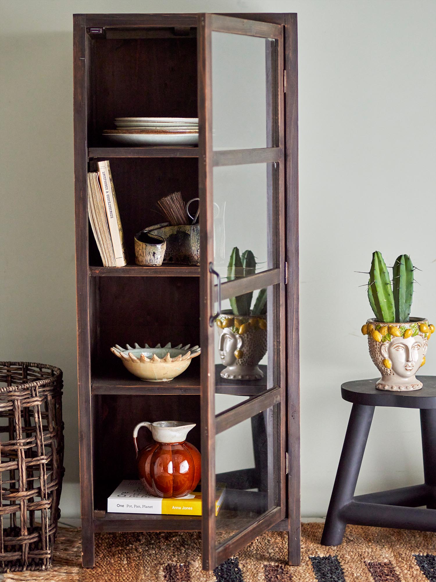 Cabinet Marl, Braun, bois de sapin