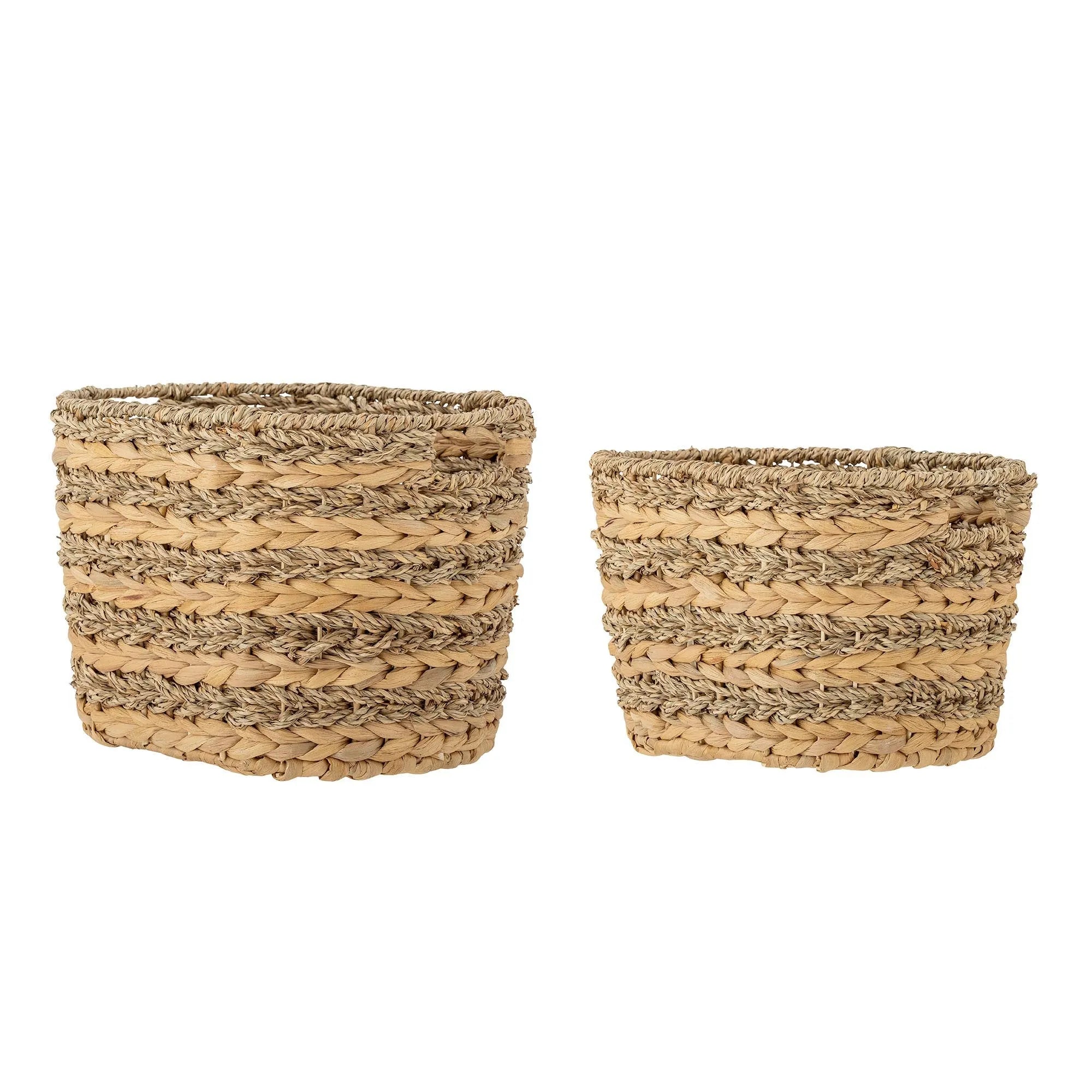 Indra Korb, Natur, Wasserhyazinthe in Nature präsentiert im Onlineshop von KAQTU Design AG. Aufbewahrungskorb ist von Creative Collection