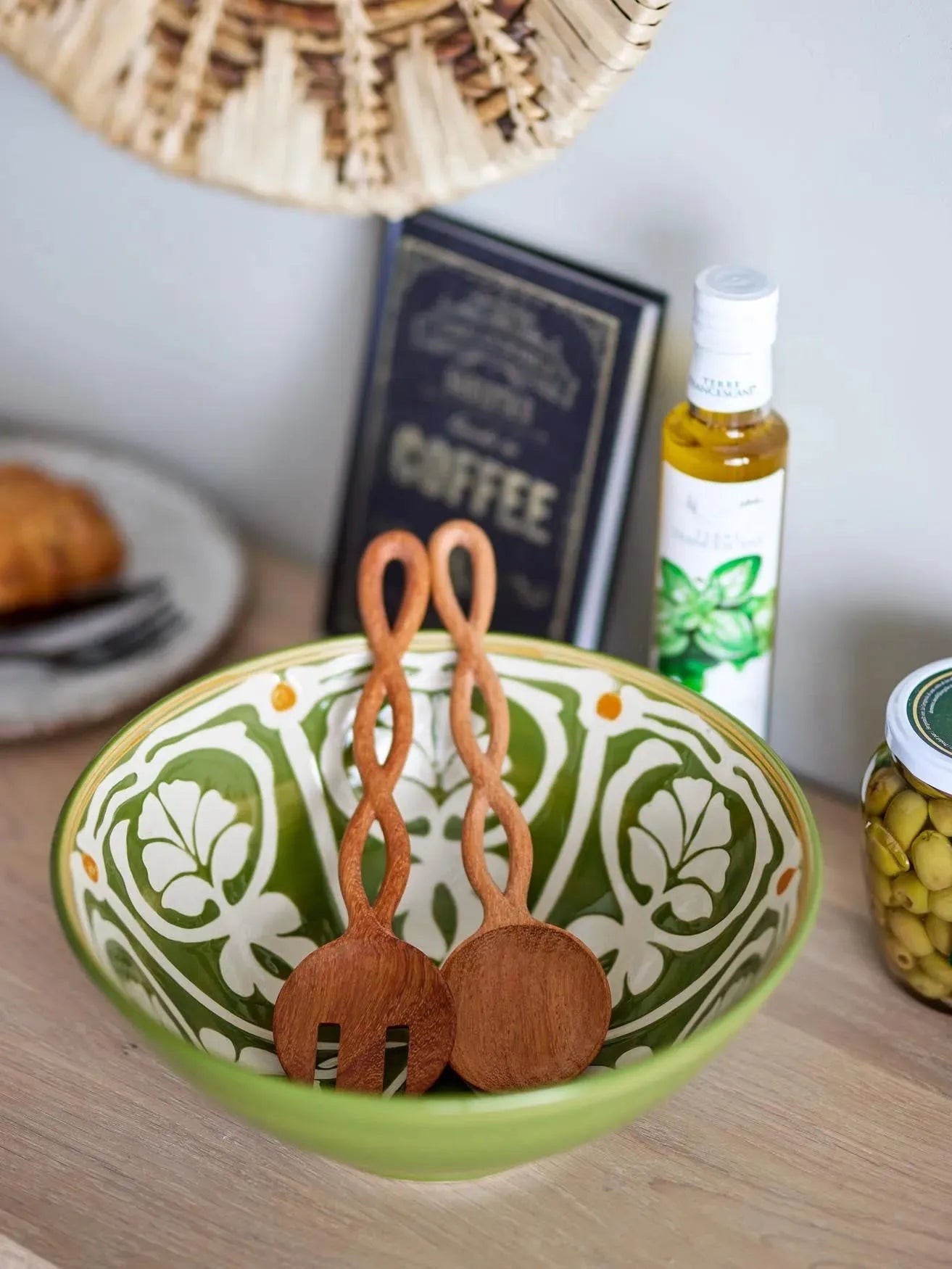 Stilvolles Pinar Salatbesteck aus Doussie Holz von Bloomingville.