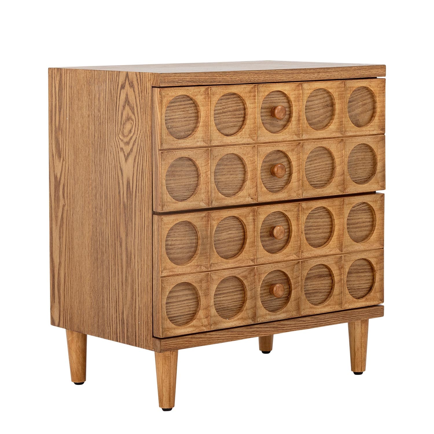 Elegante braune Vester Schubladen aus MDF von Bloomingville, ideal für stilvolle Aufbewahrung und modernes Wohndesign.