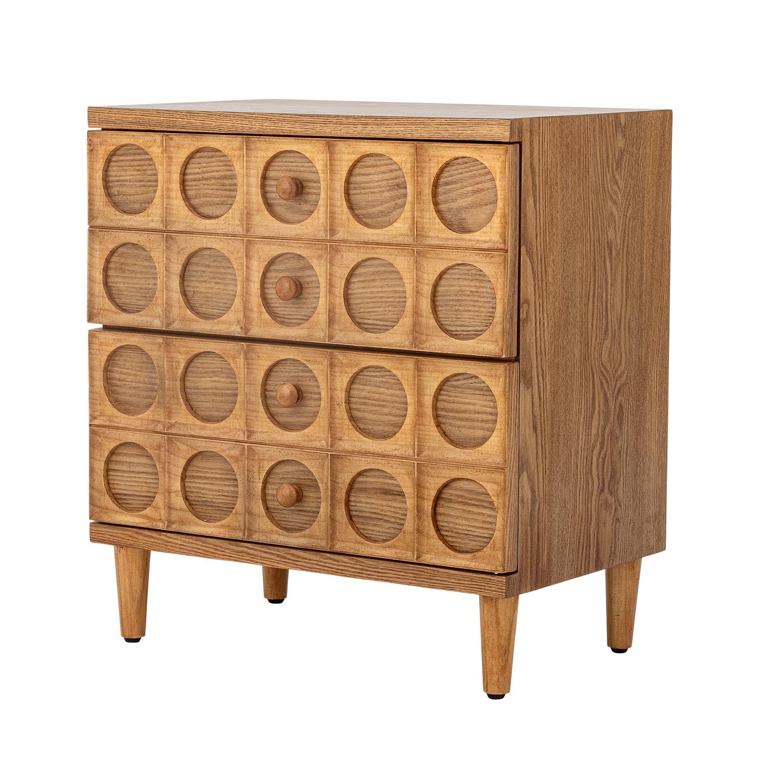 Elegante braune Vester Schubladen aus MDF von Bloomingville, ideal für stilvolle Aufbewahrung und modernes Wohndesign.