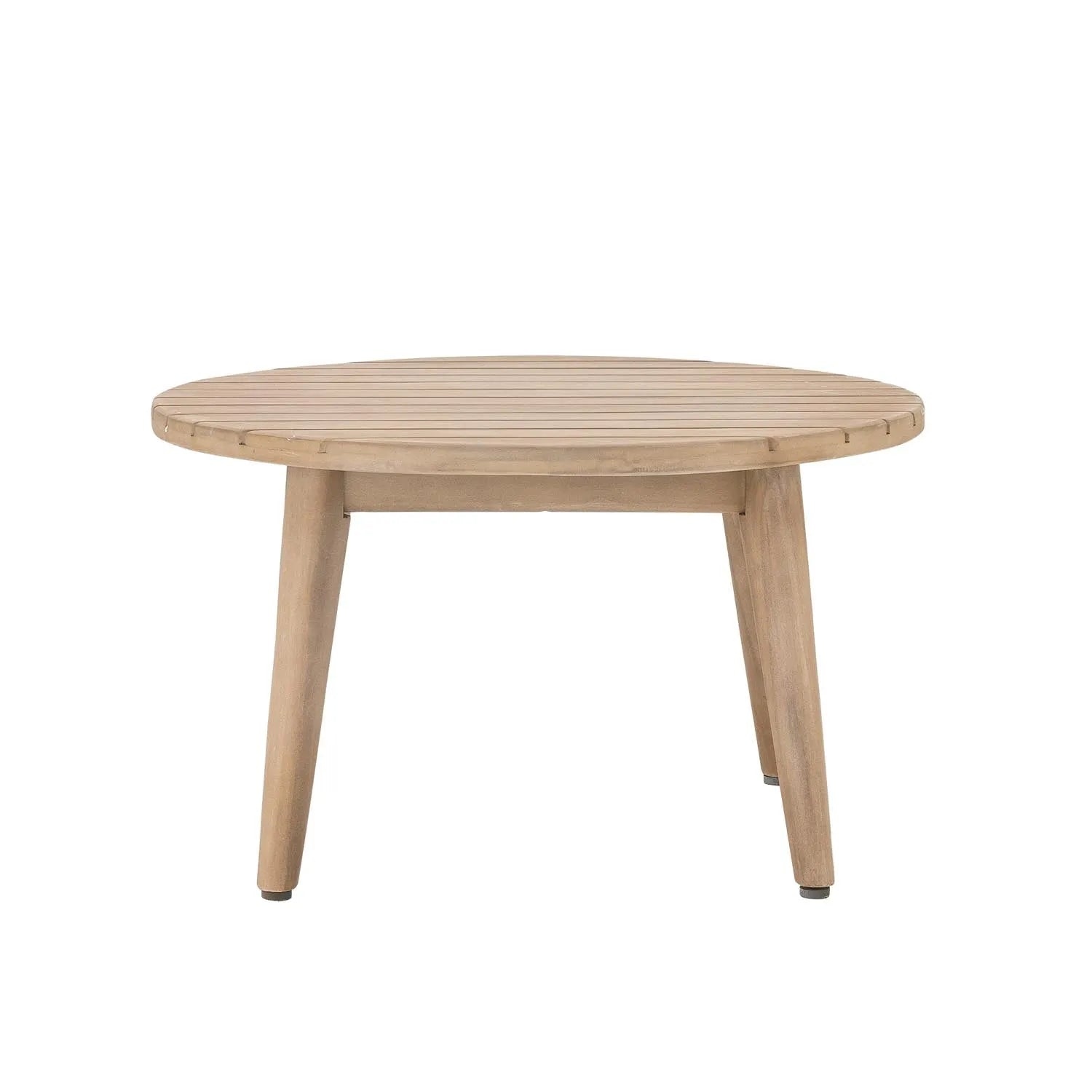 Der Sorrento Couchtisch aus FSC-zertifiziertem Akazienholz vereint Eleganz und Funktionalität für drinnen und draußen.