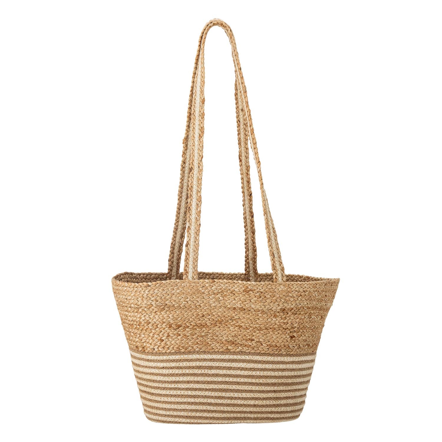 Borsa per la spesa di Simona, natura, iuta
