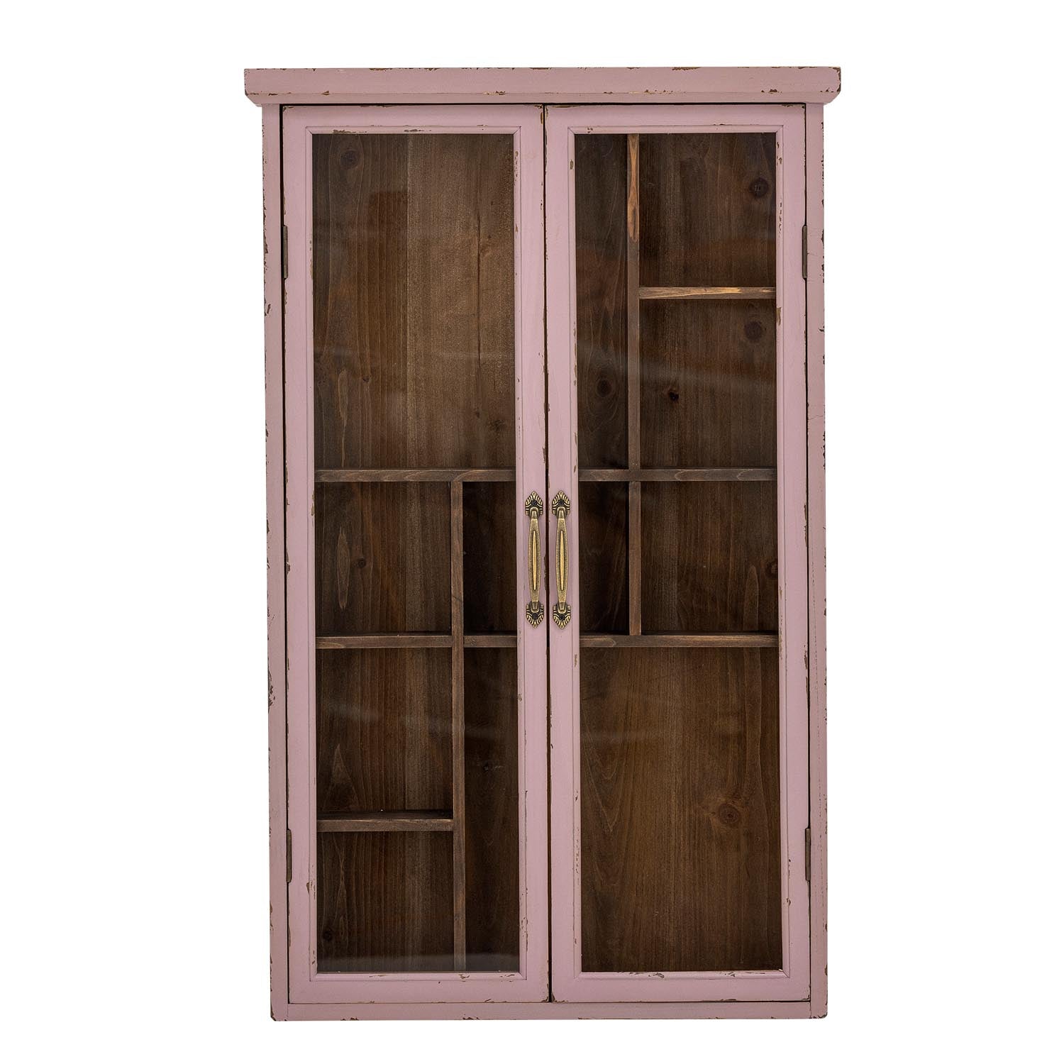 Armoire Hazem, rose, bois de sapin