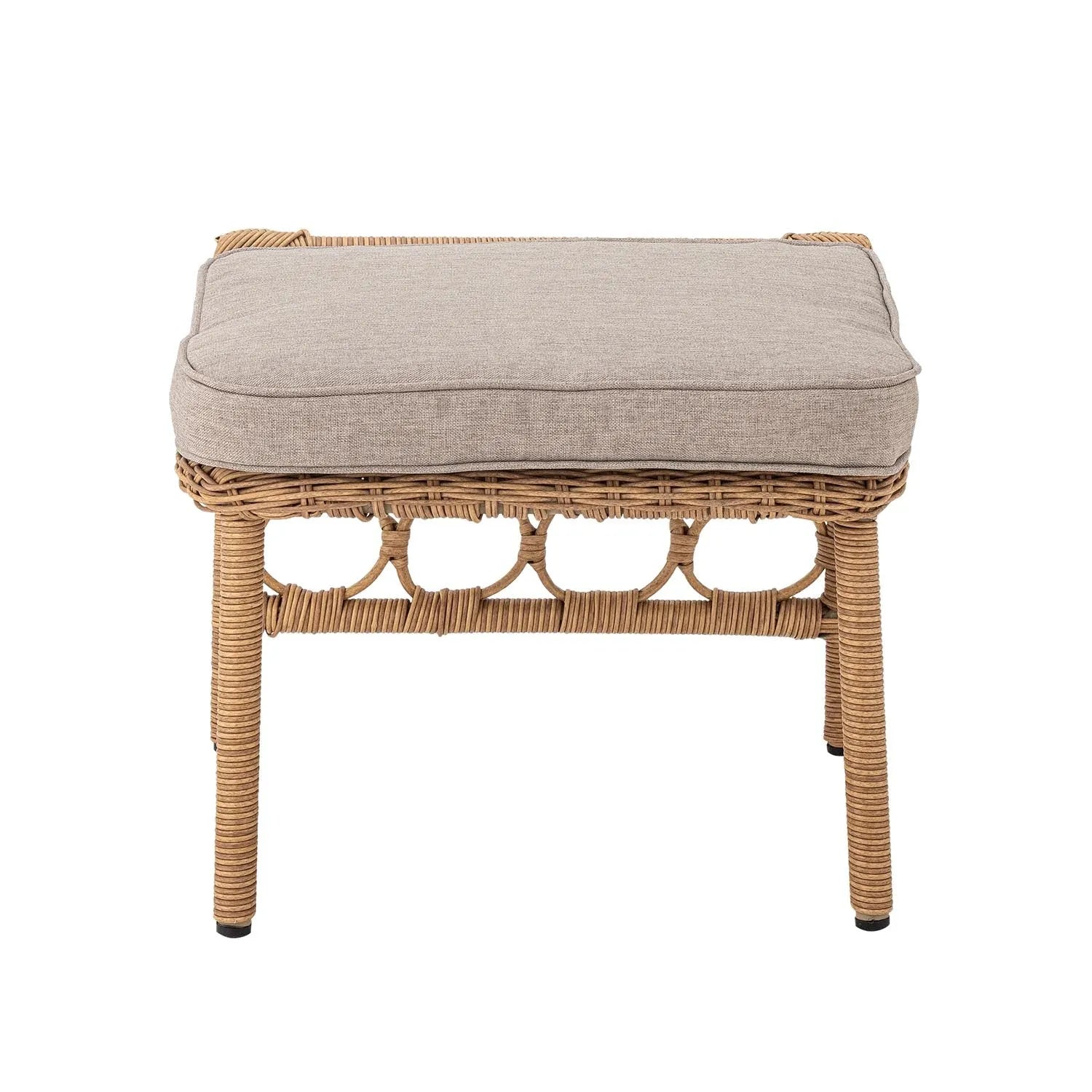 Der Belluce Loungesessel aus Polyrattan vereint modernes Design mit Funktionalität und ist ideal für drinnen und draußen.