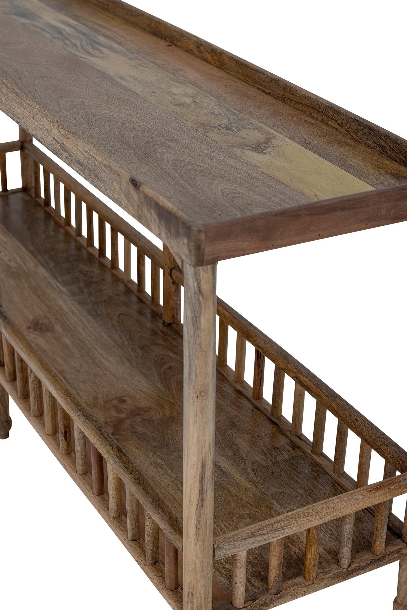 Konsolentisch aus FSC-zertifiziertem Mangoholz, natürlich und elegant, perfekt für moderne und nachhaltige Wohnräume.