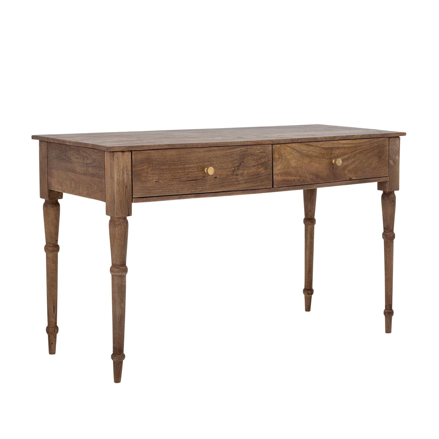Eleganter Konsolentisch aus nachhaltigem FSC-zertifiziertem Mangoholz in Braun, perfekt für stilvolle und moderne Einrichtungen.