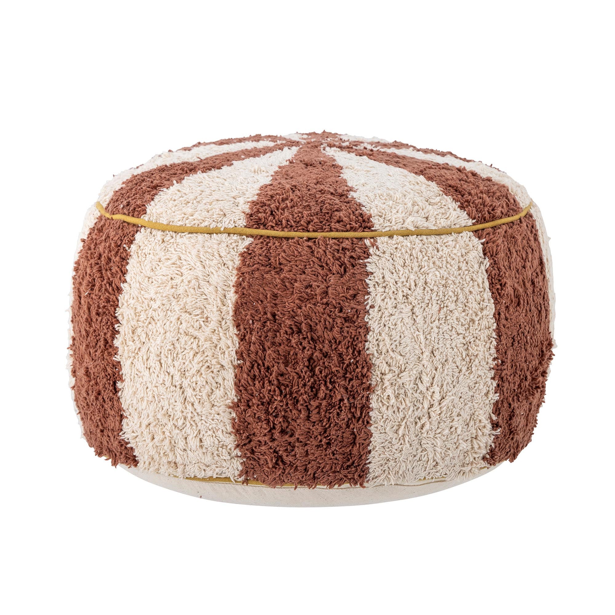 Charoline Pouf, Braun, Baumwolle in Brown präsentiert im Onlineshop von KAQTU Design AG. Pouf ist von Bloomingville Mini