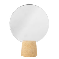Ilina table mirror, natural, sandstone