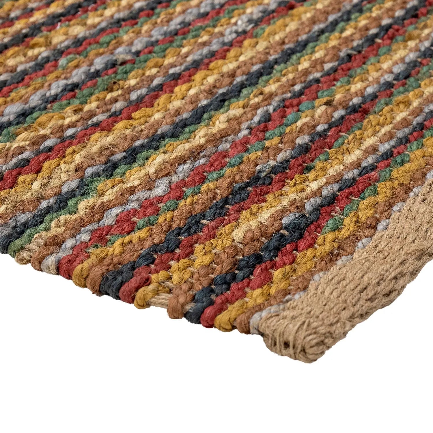 Der Miu Teppich aus Jute in warmen Brauntönen bringt natürliche Eleganz und Strapazierfähigkeit in jeden Raum.
