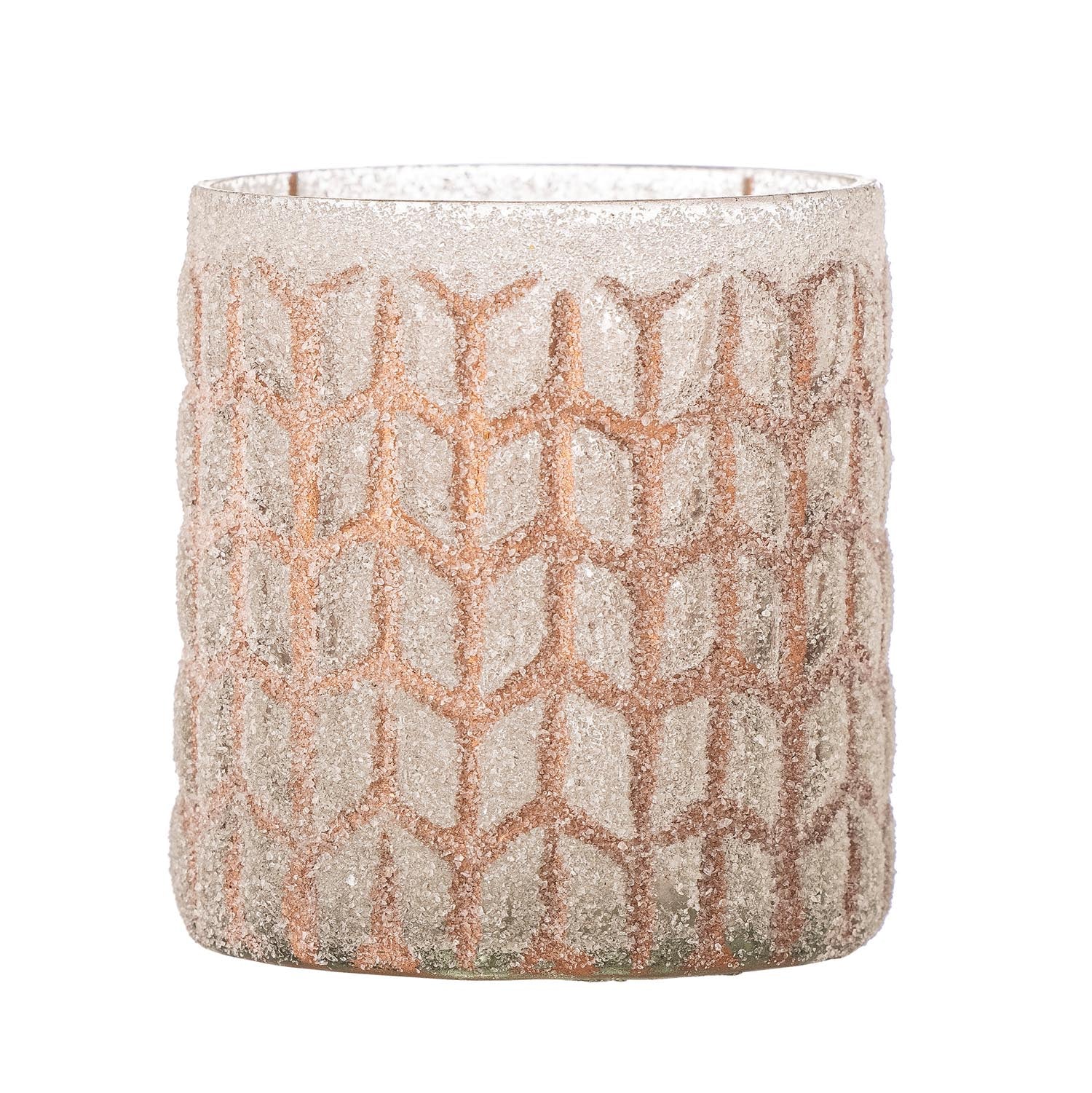 Esther Teelichthalter, Rose, Recyceltes Glas