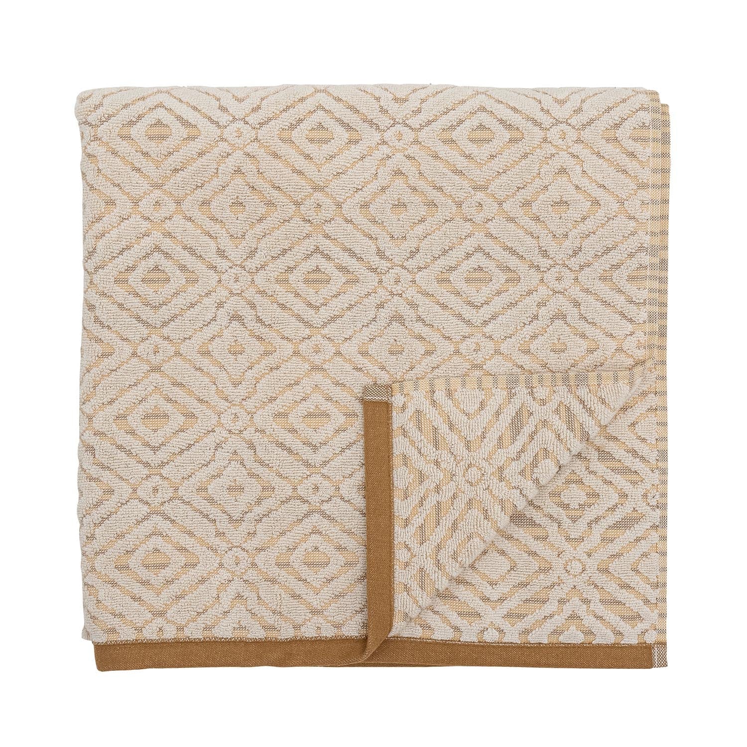 Malou Handtuch aus natürlicher Baumwolle, OEKO-TEX® zertifiziert, von Bloomingville. Weich, stilvoll und nachhaltig.