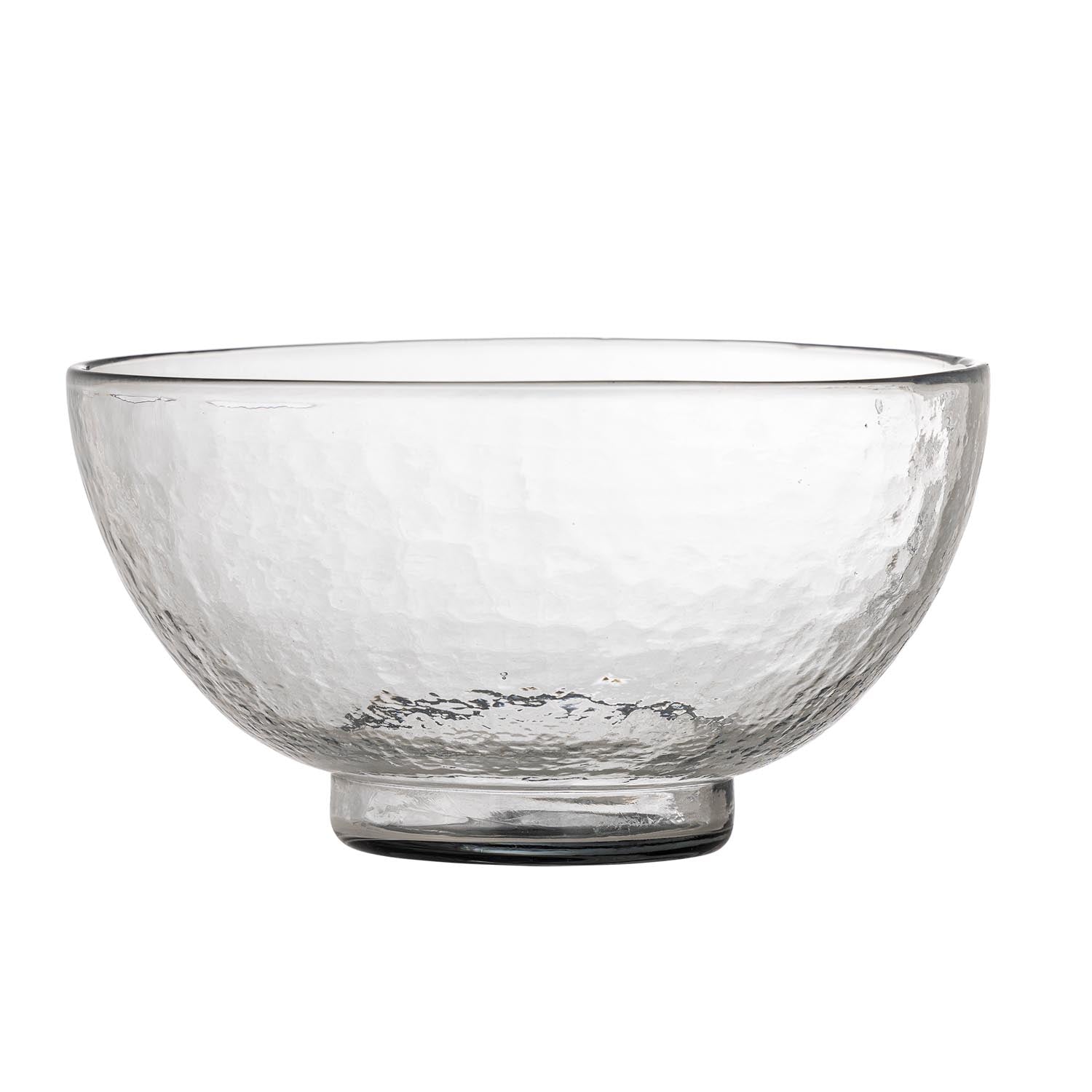 Coquille de taro, verre transparent et recyclé