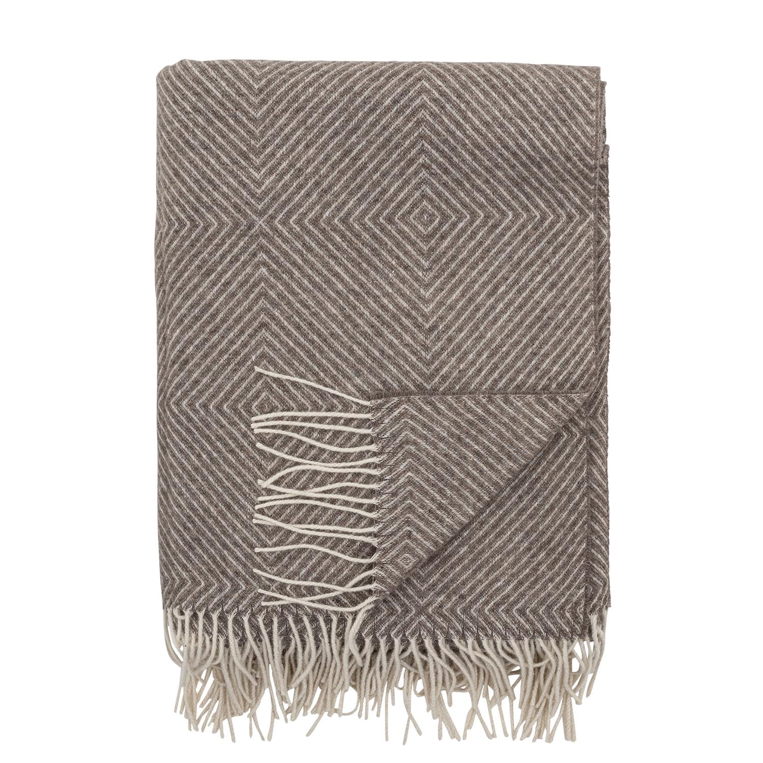 Hoshi Decke, Braun, Merino Wolle