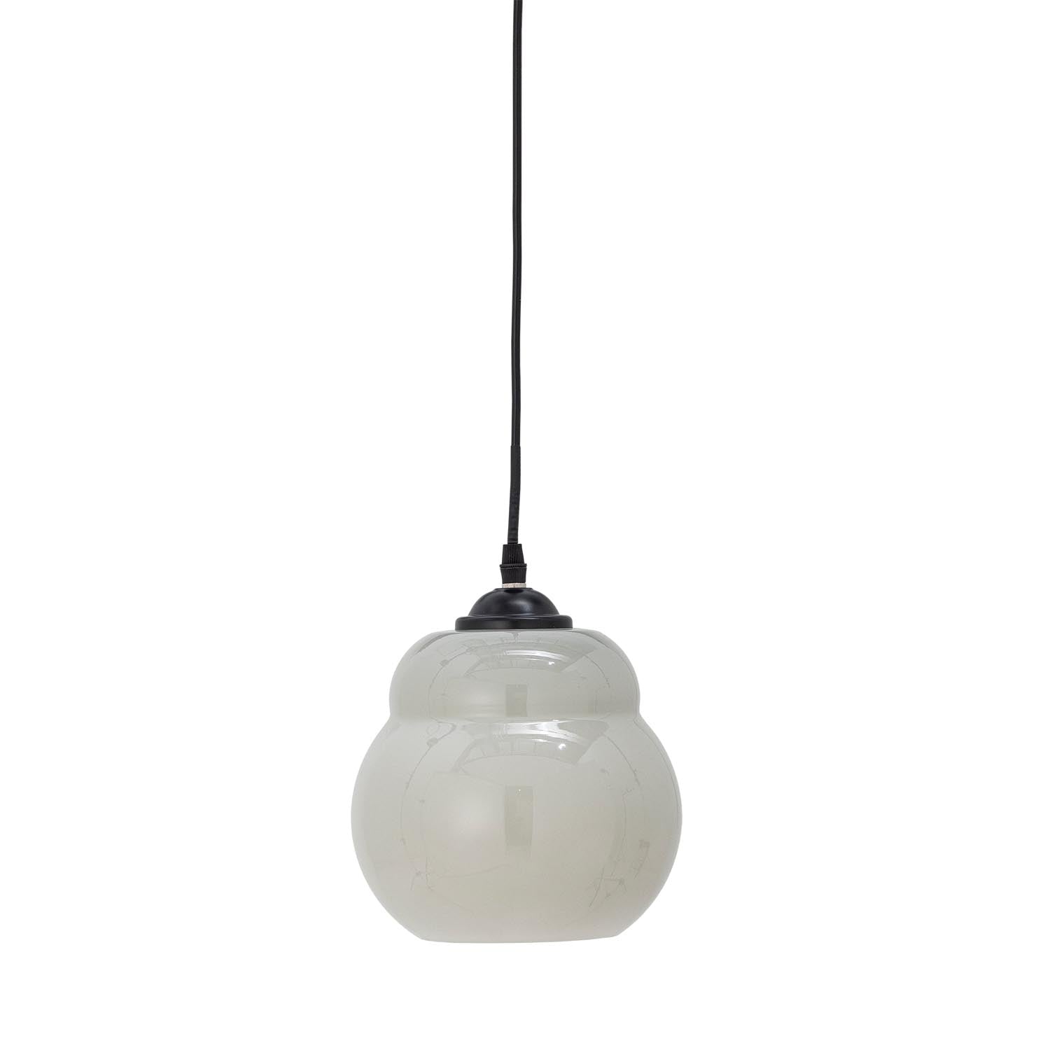 Motella Hängeleuchte, Grau, Glas in Grau präsentiert im Onlineshop von KAQTU Design AG. Pendelleuchte ist von Bloomingville