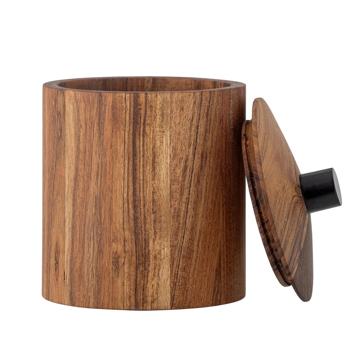 Petro Gefäss mit Deckel, Natur, Akazie in Natur präsentiert im Onlineshop von KAQTU Design AG. Krug ist von Bloomingville
