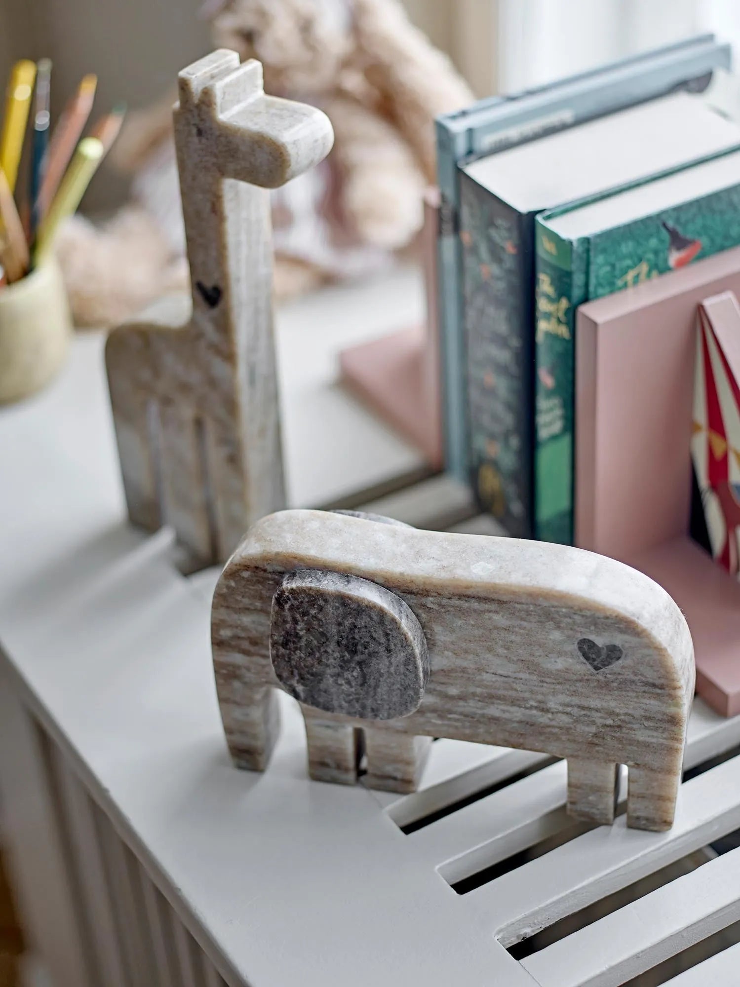 Camy Deko, Natur, Marmor in Natur präsentiert im Onlineshop von KAQTU Design AG. Kunstgegenstände ist von Bloomingville Mini
