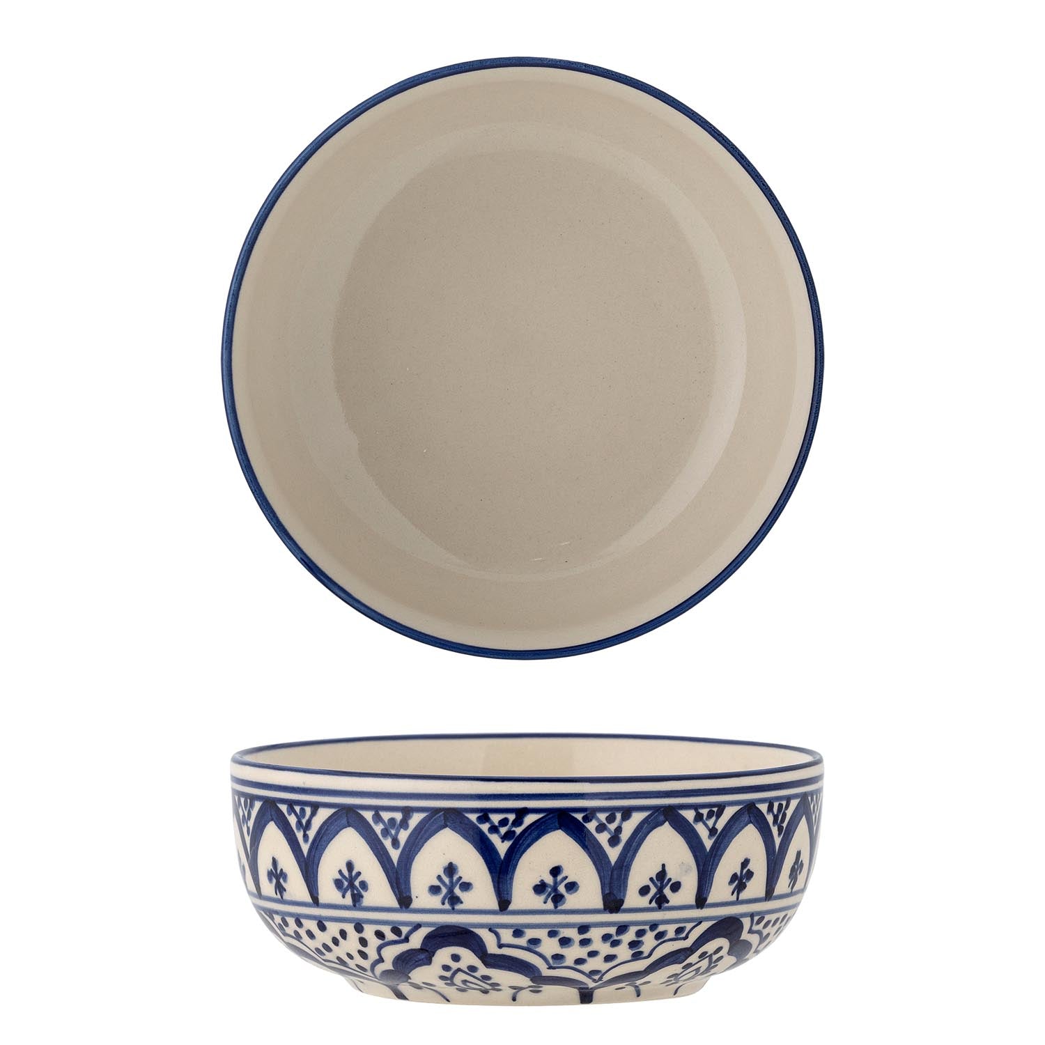 Karlie Schale, Blue, Steingut in Blau präsentiert im Onlineshop von KAQTU Design AG. Schale ist von Creative Collection
