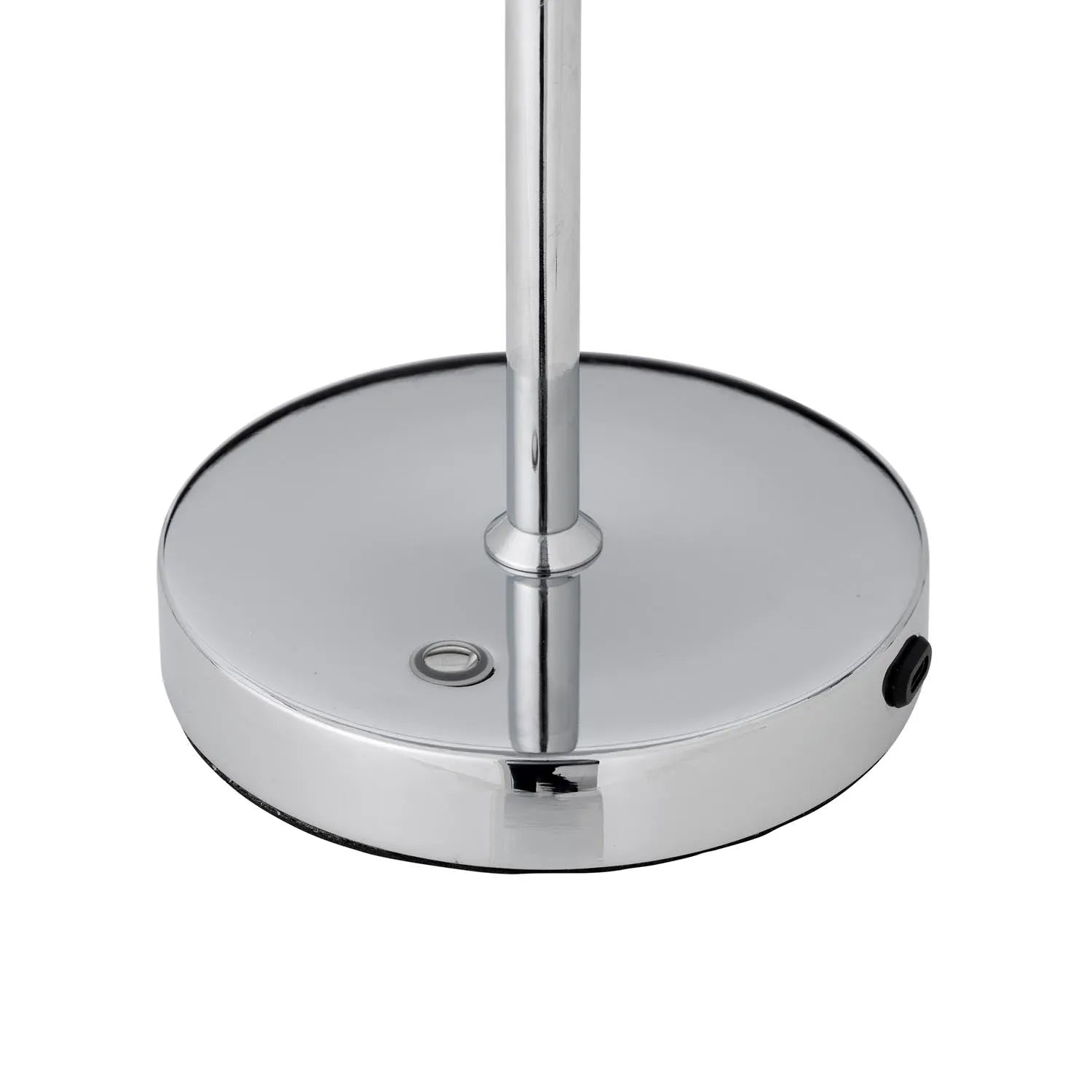 Elegante, tragbare Lampe in Silber, wiederaufladbar, aus Metall. Perfekt für flexibles, stilvolles Licht in jedem Raum.